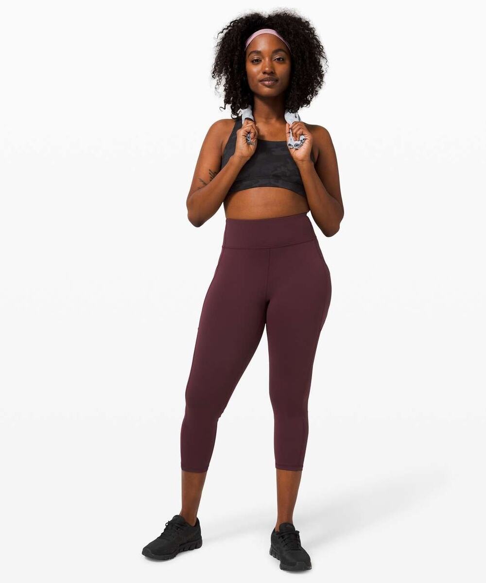 Lululemon Invigorate High-Rise Crop Leggings 23" Cassis